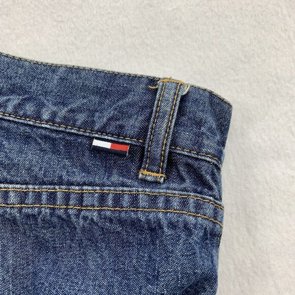 Vintage 2002 Y2K Tommy Hilfiger Flare Boot Cut Leg Jeans 11 Low Rise Blue Denim - Picture 4 of 11